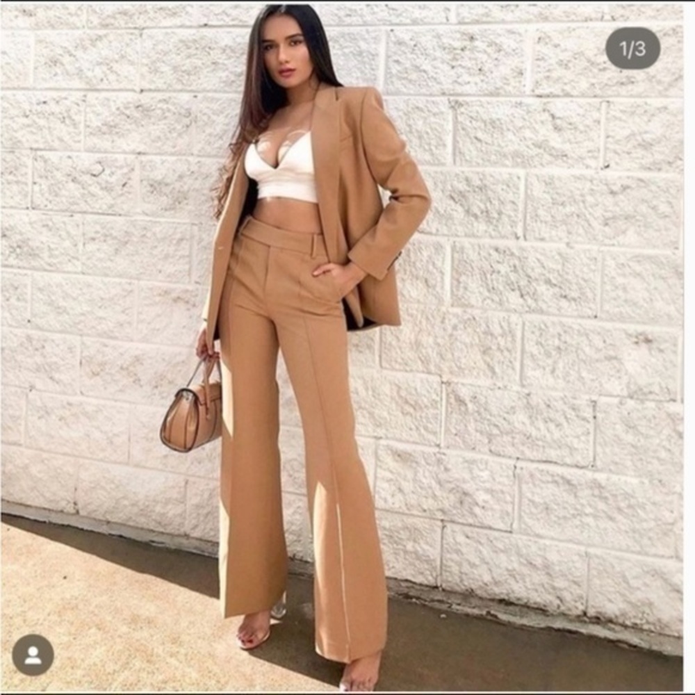 ZARA Pants with side vents 9006 221
